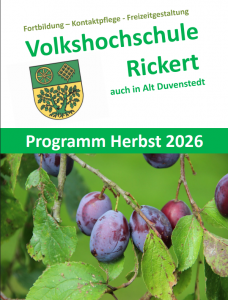 VHS Programmheft Herbst 2026